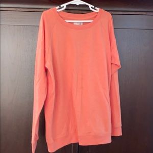 Peach long sleeve top